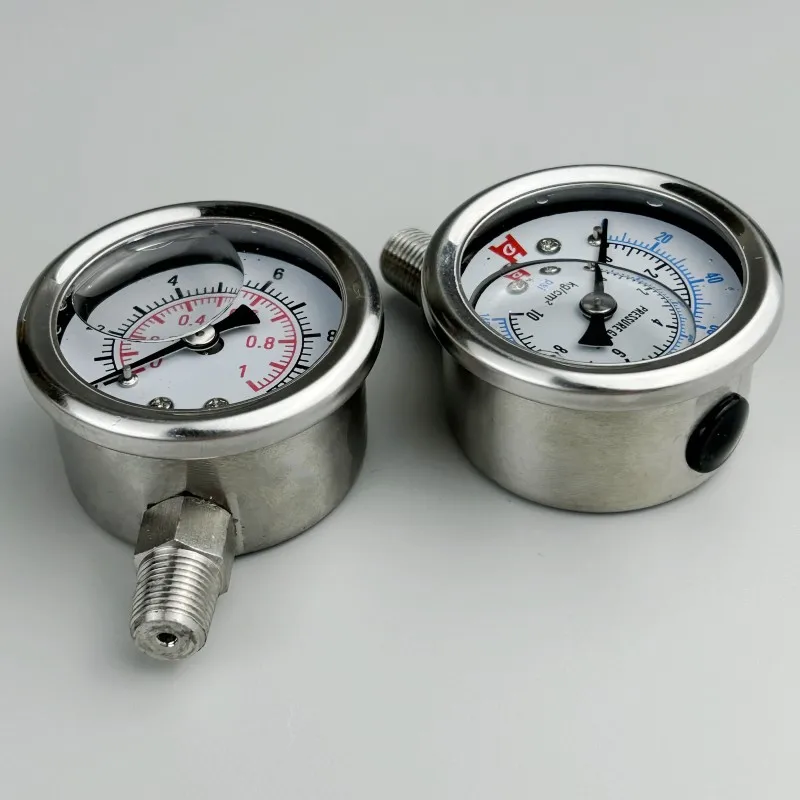 

Y40BF Манометр из нержавеющей стали 304, пневматический гидравлический датчик YN40BF