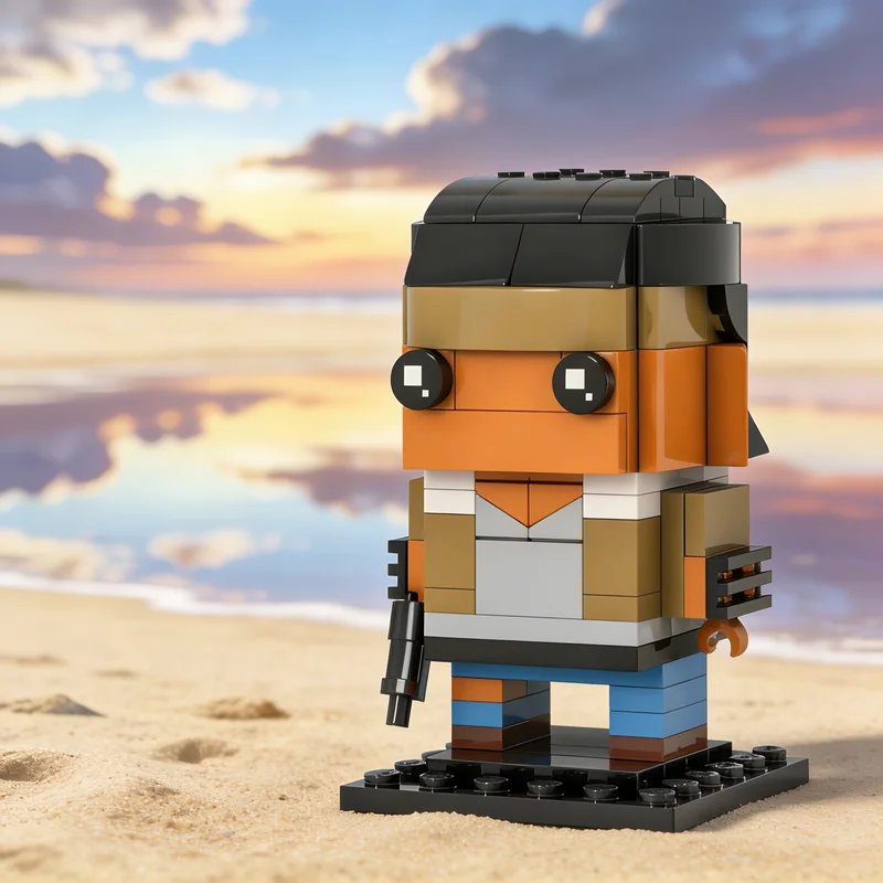 

Набор из 160 деталей MOC Brickheadz «Half-Life»: модель для сборки, подарок, креативный коллекционный декор, премиум-класс, для взрослых и детей, настольное украшение