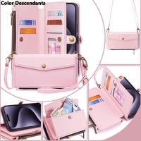 PU Leather Wallet Flip Phone Case For Xiaomi Poco Mix 2 2S 3 4 Mi 5X 6 6X 8 9 9T SE Lite M6 X6 C40 C50 C51 C61 C65 Neo Pro 4G 5G
