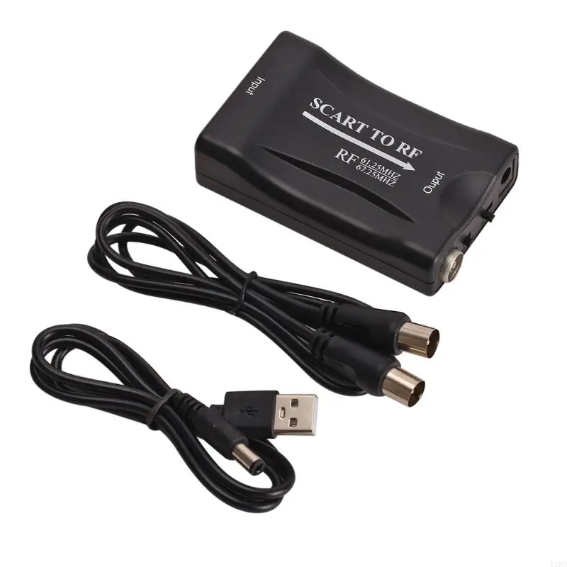 B2RD 67.25MHz/61.25MHz Scart to RF Converter Adaptador video calidad para w/c