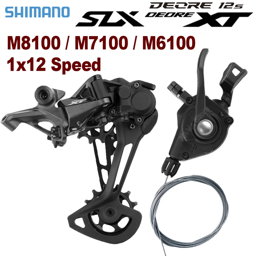 Shimano Deore 12S XT M8100 Przerzutka SLX M7100 12-biegowa przerzutka tylna M6100 RD MTB 12V Grupa rowerów górskich SL+RD
