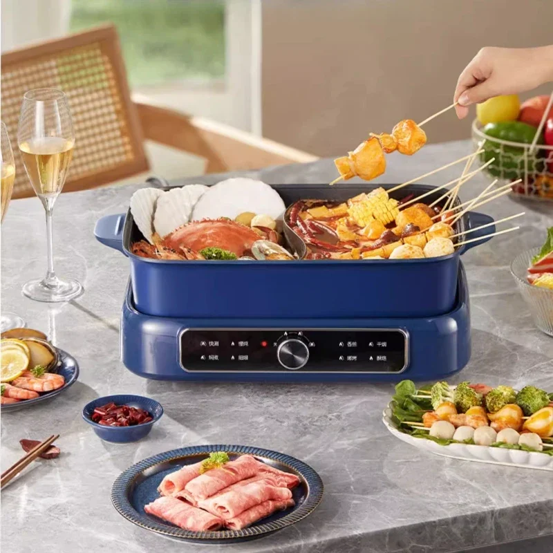 220V Multifunctional  Electric Hot Pot Multi-Purpose Cooker Split Type Household