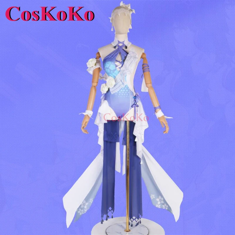 CosKoKo Raiden Mei Cosplay Anime Game Honkai Impact 3 Costume Sweet Nifty Lovely Jumpsuit Halloween Party Role Play Clothing New