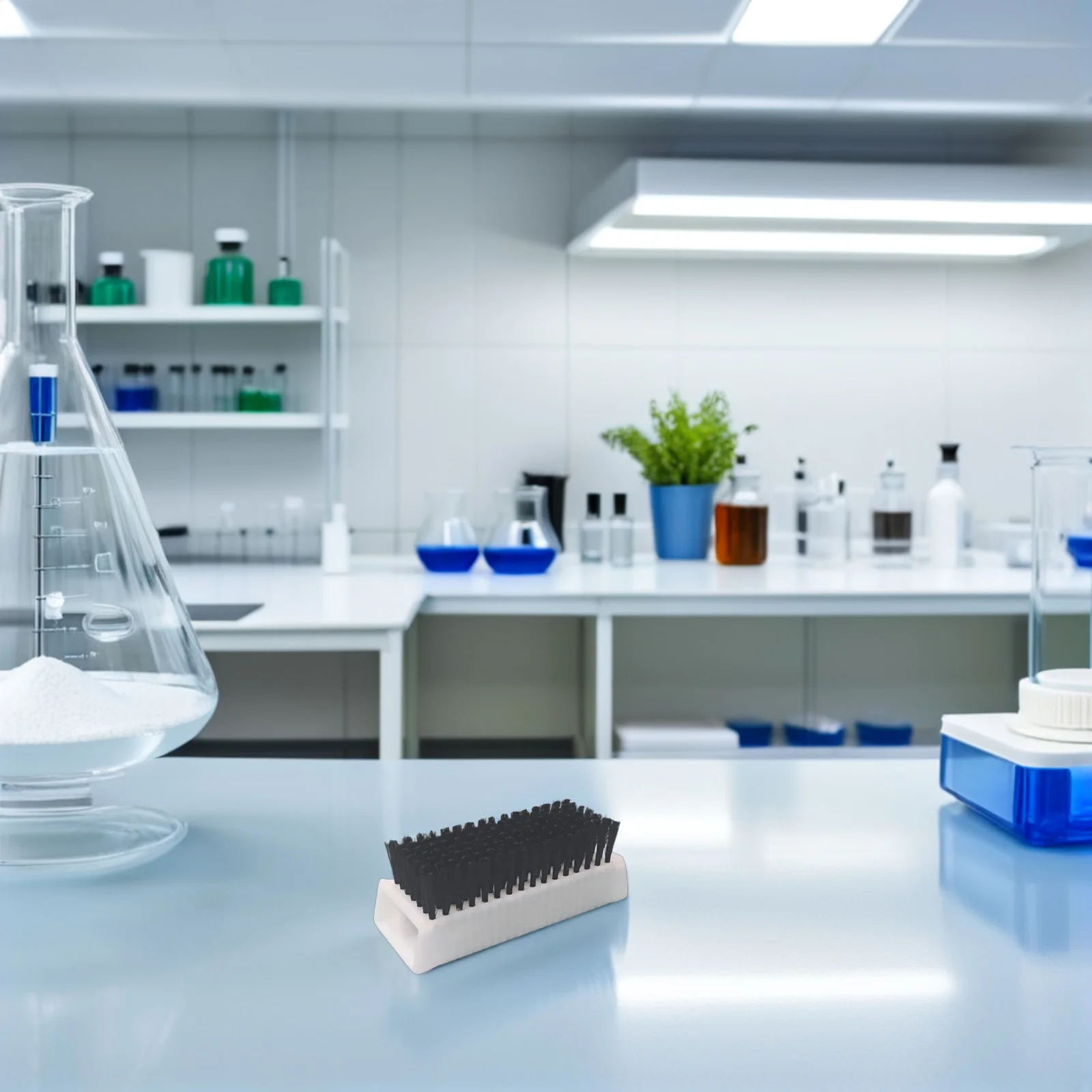 

6 шт., щетка для ногтей, профессиональная щетка для скраба для ногтей для медицинского использования, тонкая компактная головка, многоразовая безопасная лаборатория