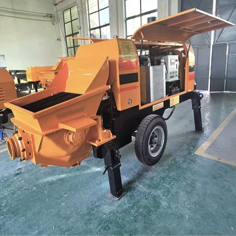 Customized High Quality Concrete Pump Diesel Concrete Pump Machine Concrete Mixer Truck Pump For Construction
