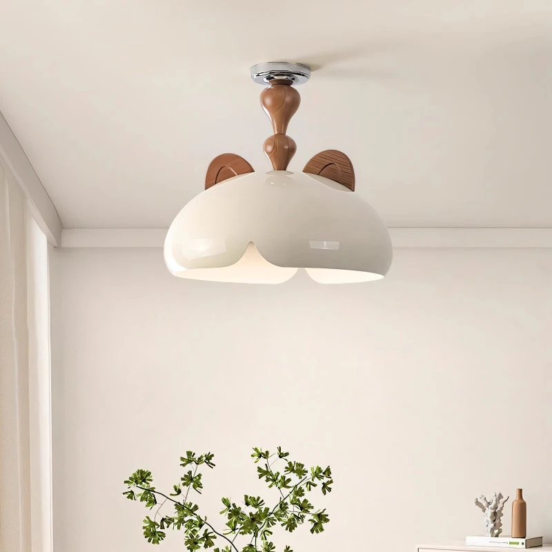 

Modern Design Room Hanging Chandelier Cream Style Children's Room Bedroom Dining Table Personalized Art LED Ceiling Light