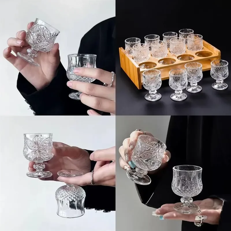 for Luxury Retro Style White Glassware Premium Household Drinks Guests and Daily Enjoyment