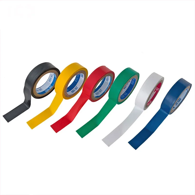 Electrical Tape Insulation Waterproof High Temperature Resistant Tape Random Color 5MX16M PVC Electrician Rubberized Fabric