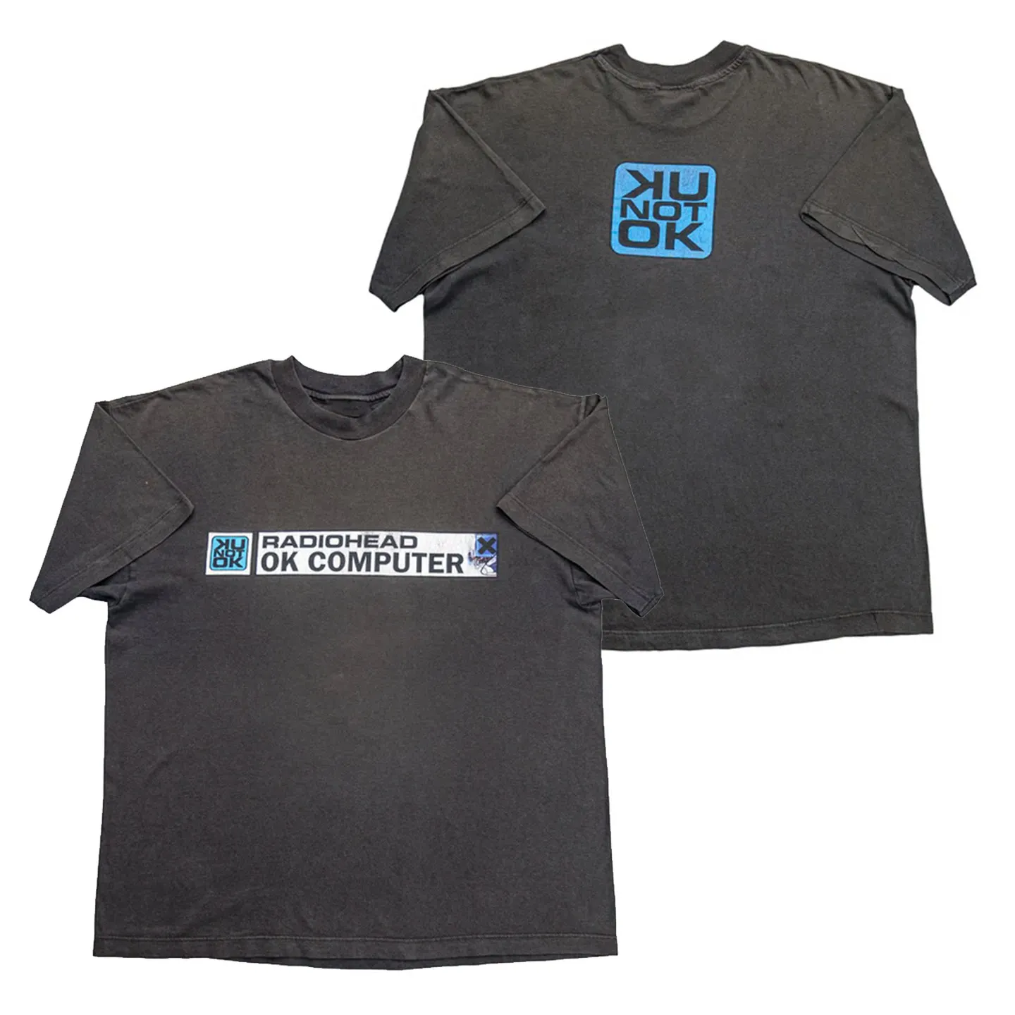 1994 Radiohead OK Computer Album Casual T-Shirt Luxury Band Brand