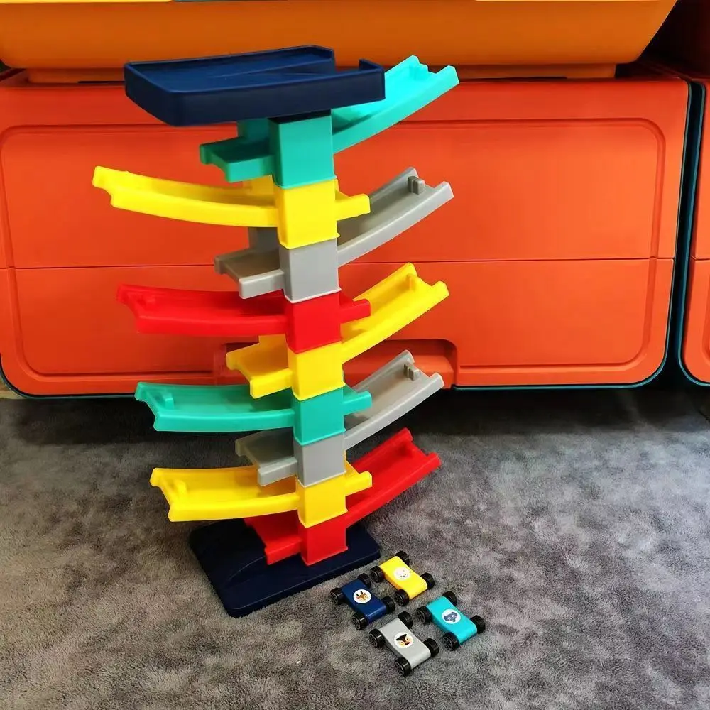 الأطفال مزلق السكك الحديدية سيارة لغز الجمود الطفل سيارة صغيرة لعبة الفتيان والفتيات بناء اللعب الإبداعية Diy بها بنفسك سيارة للأطفال دمى هدايا