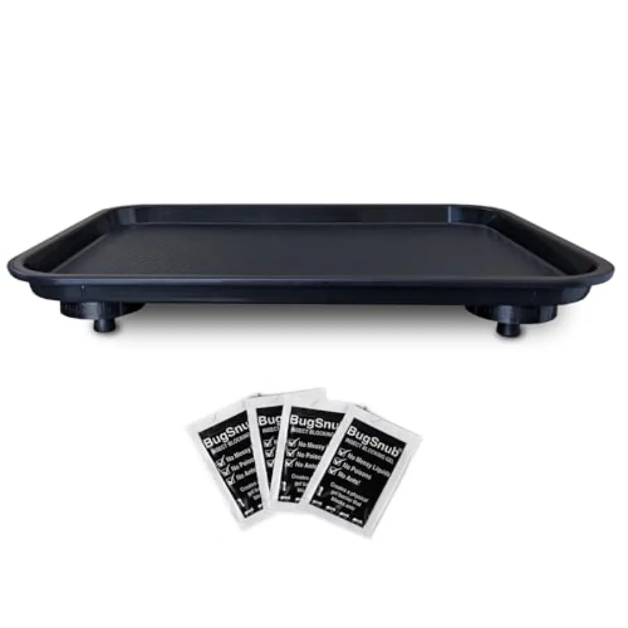 

Ant Proof Tray - Waterless, Moat Free Cat and Dog Food Tray for Crawling Pest Free Pet Food Feeding Station. Kitchen Sweets and