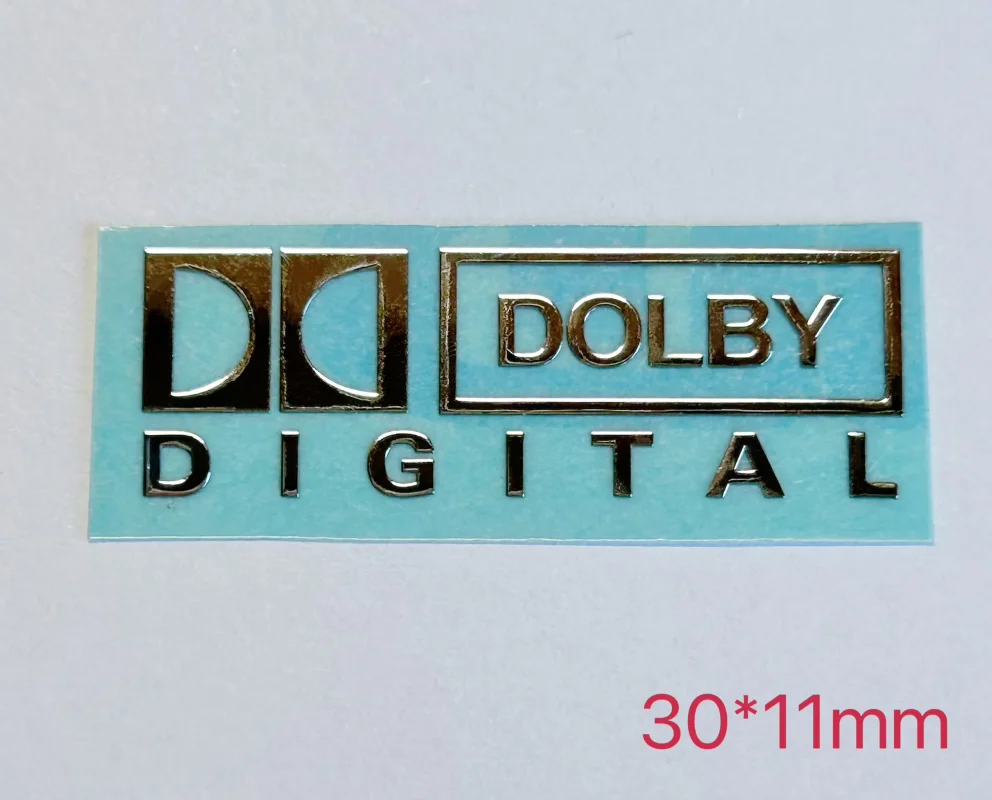 Dolby Bluetooth WIFI THX DTS NFC 4K HD 1080P Metal Sticker Mobile Computer TV Sticker