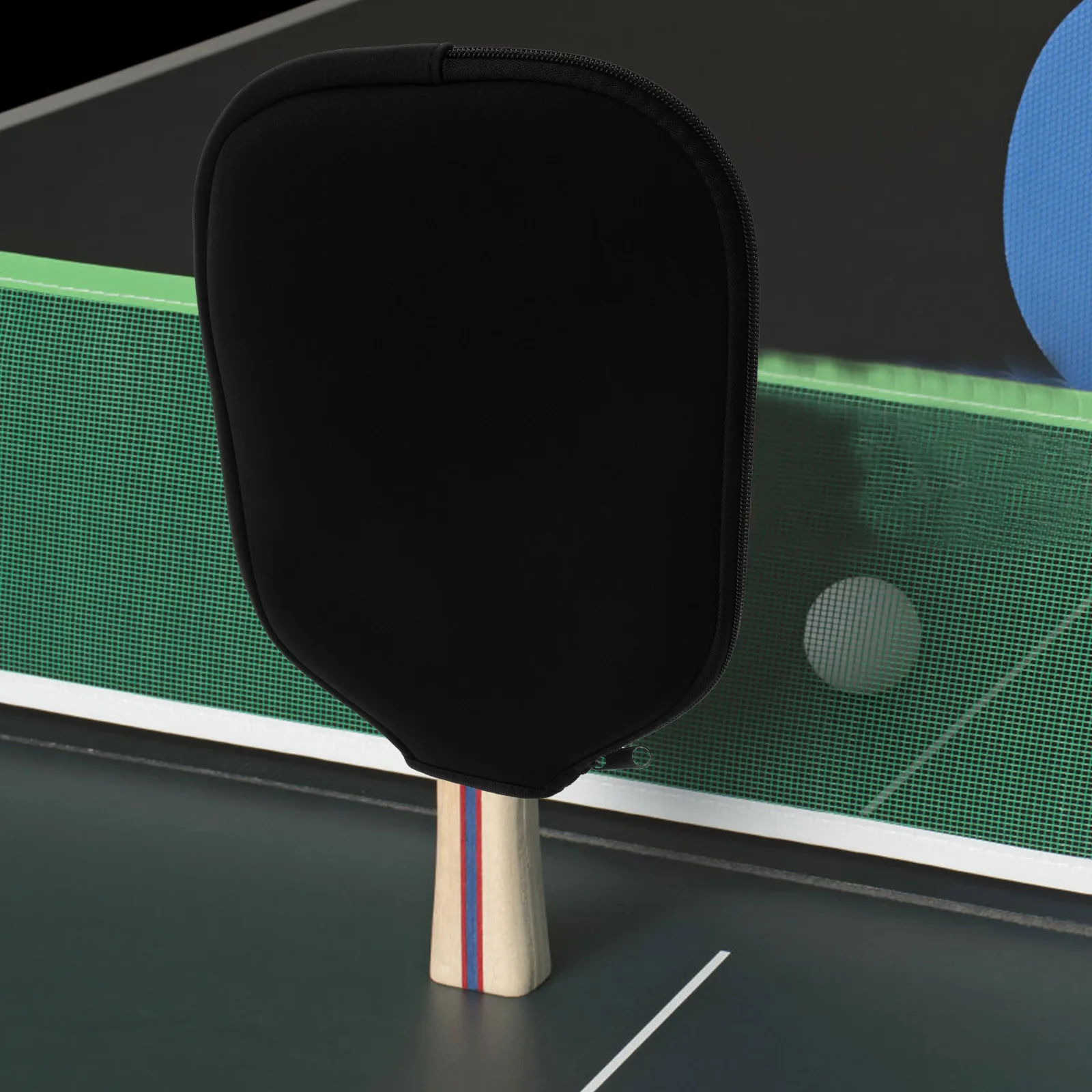 

Neoprene Pickleball Paddle Cover Zipper Closure Protective Sleeve Stable Fit Paddle Storage Case Scratch Resistant