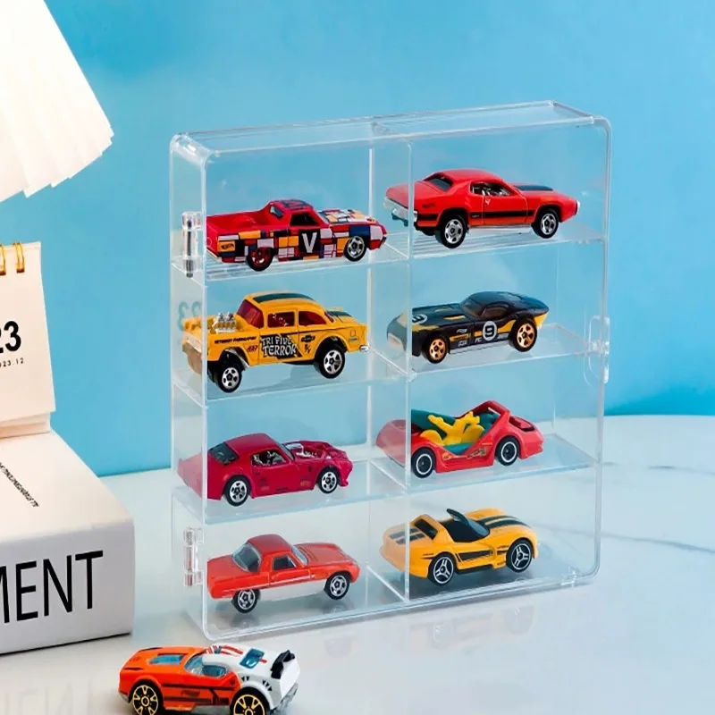 1PC Compact Car Model Storage Display Box, Car Model Dust-Proof Display Stand, Transparent Toy Car Placement Box