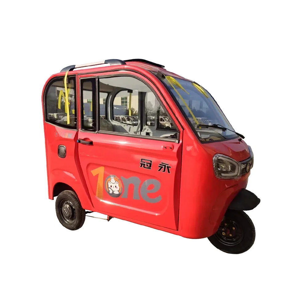 Mini New Energy Three Wheels Car Fully Enclosed Mobility Electric Tricycle For Old People