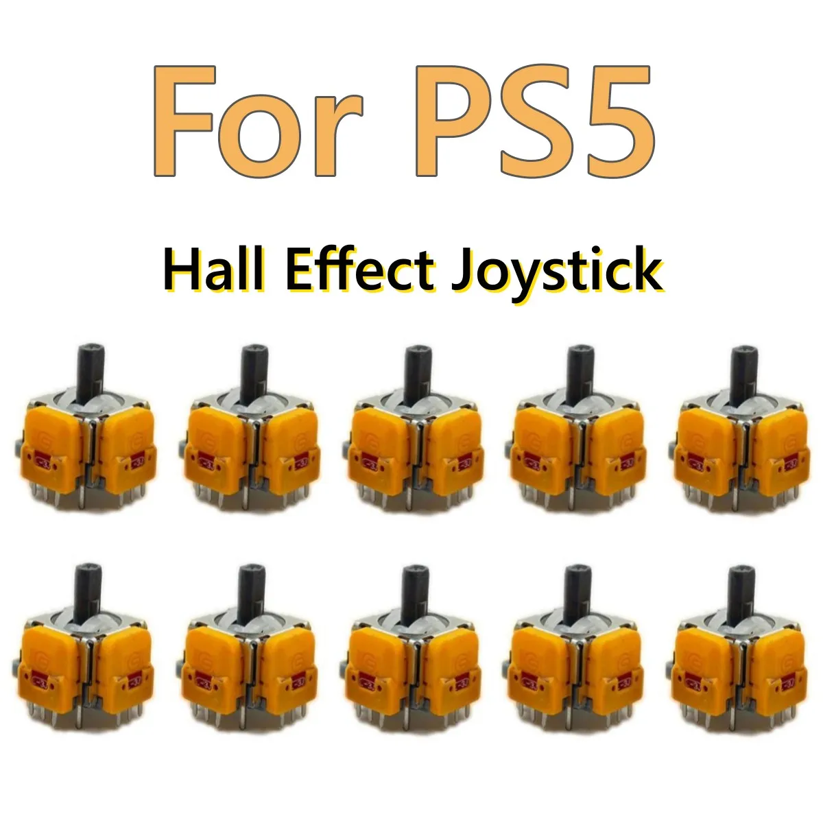 10pcs Hall Effect Joystick Replacement 3D Analog Stick Sensor Module for Playstation Ps5 Controller Repair