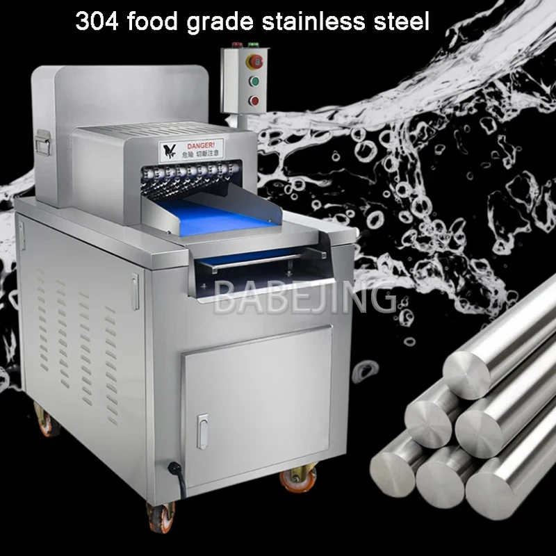 Bone Cutter Dicer Machine Automatic Frozen Meat Processor For Commercial Butcher Shop Meat Processing