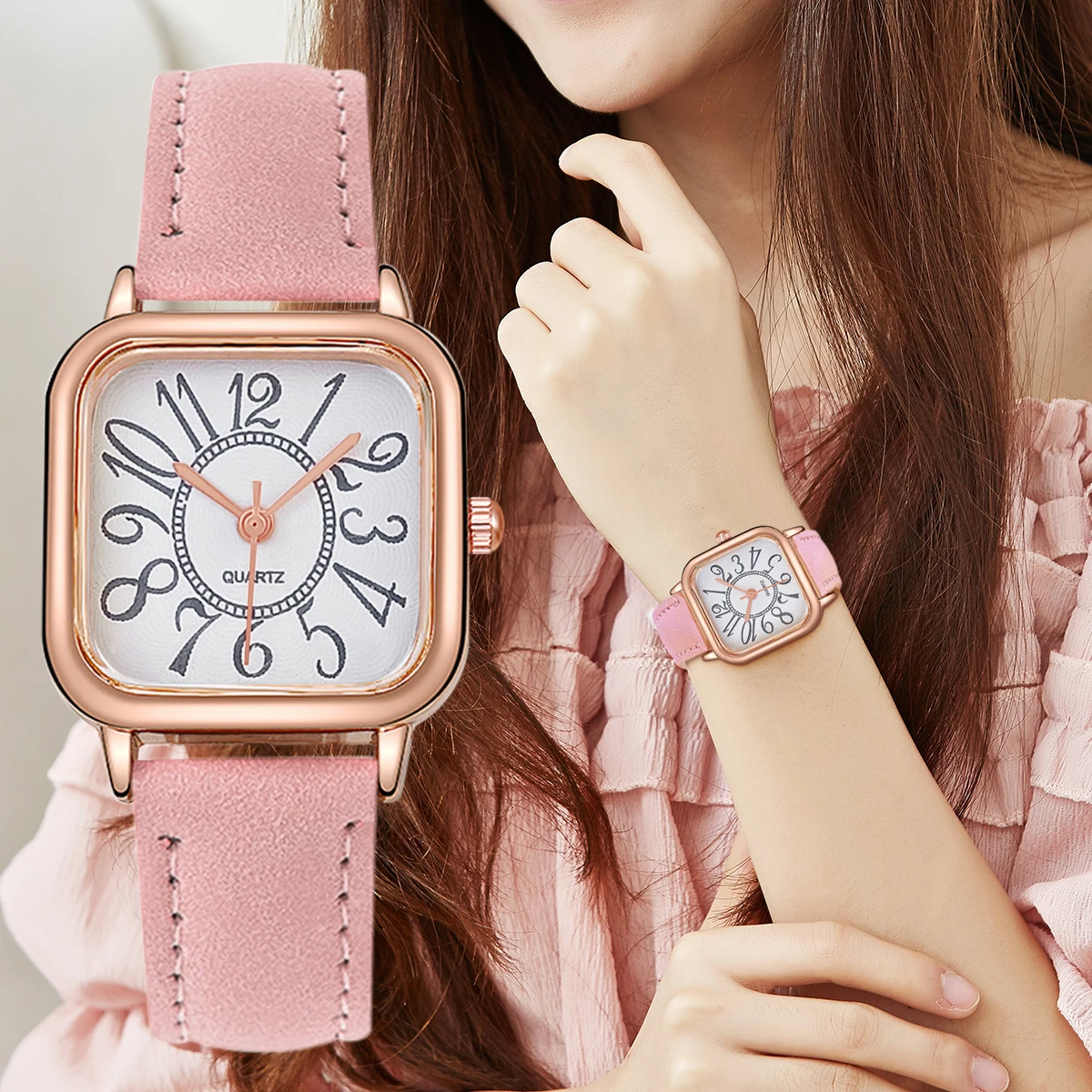 Women\'s Watches Pu Leather Clock Ladies Wristwatch Quartz Watch For Women Festival Gift Reloj Mujer relogio feminino