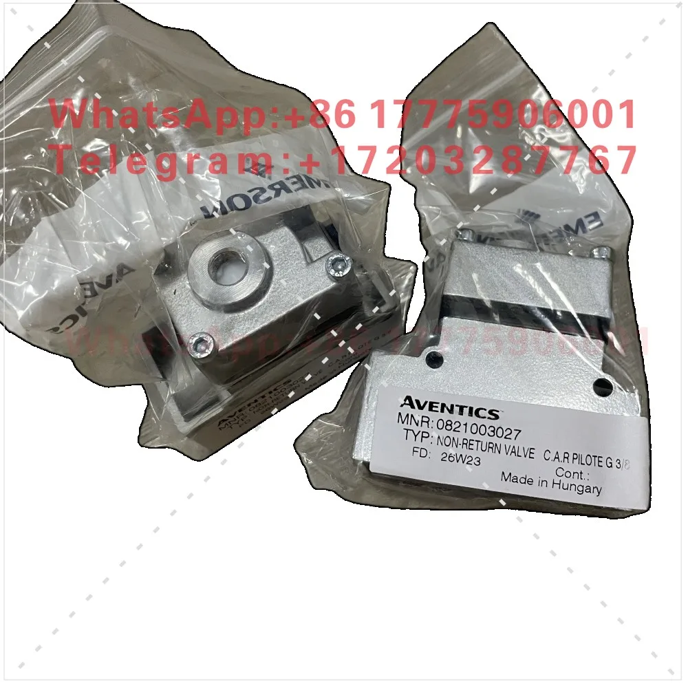 AVENTICS pilot check valve 0821003026, 0821003027, 0821003028