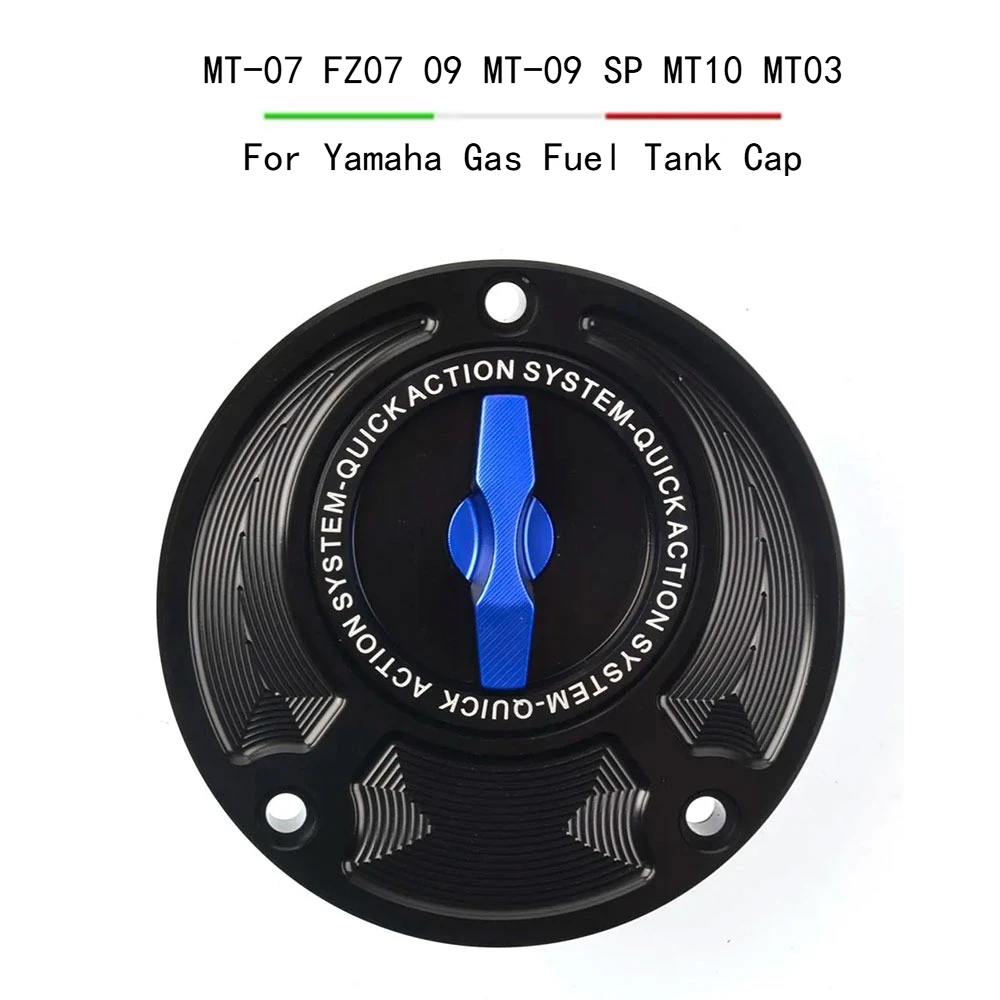 For Yamaha MT07 MT09 MT-07 FZ07 09 MT-09 SP MT 07 09 MT10 MT03 Keyless Quick Release Motorcycle Tank Fuel Caps Gas Cover Case