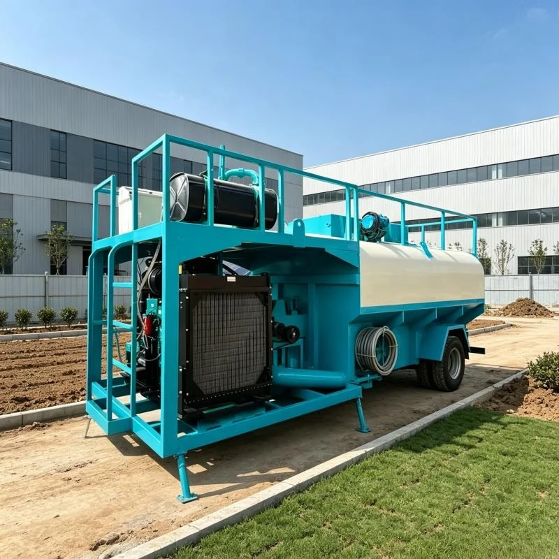 Low Cost Liquid Hydroseeding Equipment 4000L Portable Grass Seed Planter for Garden Landscaping