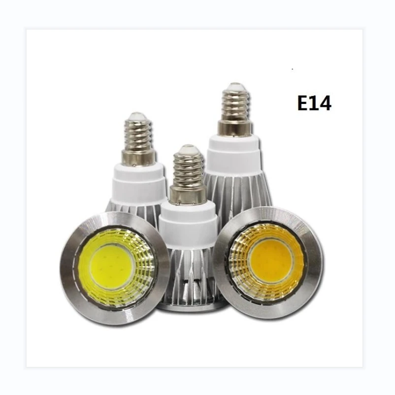 Imagem -04 - Alto Lúmen Gu5.3 E27 E14 Gu10 Led Cob Spot Light Lâmpada 220v 110v 6w 9w 12w Led Holofote Lâmpada Mr16 12v Branco Quente Frio