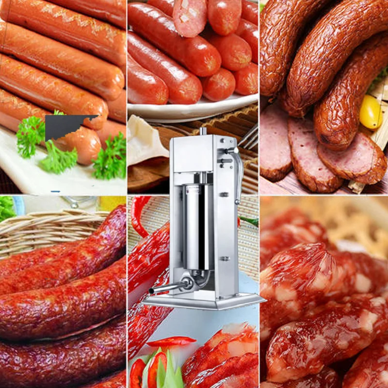 Commercial Sausage Stuffer Manufacturer Electric Sausage Filler Professional Hot Dog Maker Machine