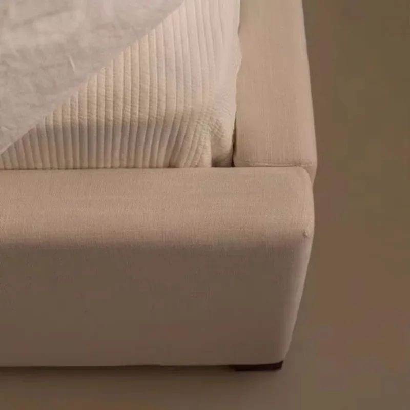 

Minimalist Organizer Double Bed Luxury High End Loft Floor Home Double Bed Queen Storage Lazy Wood Nordic Cama Trendy Furniture