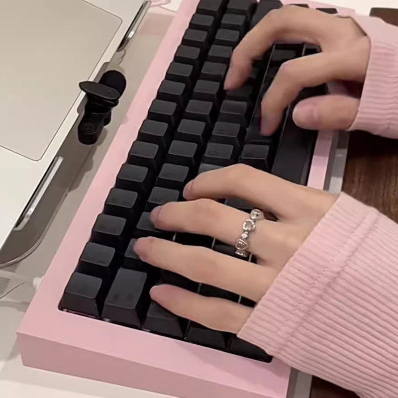 

Набор черных колпачков для клавиш GEEKARK, на заказ PBT, профиль Alice Cherry, 40/60/64/68/75/77, колпачки для клавиш, аксессуары для механической клавиатуры Artisan, колпачки для клавиш