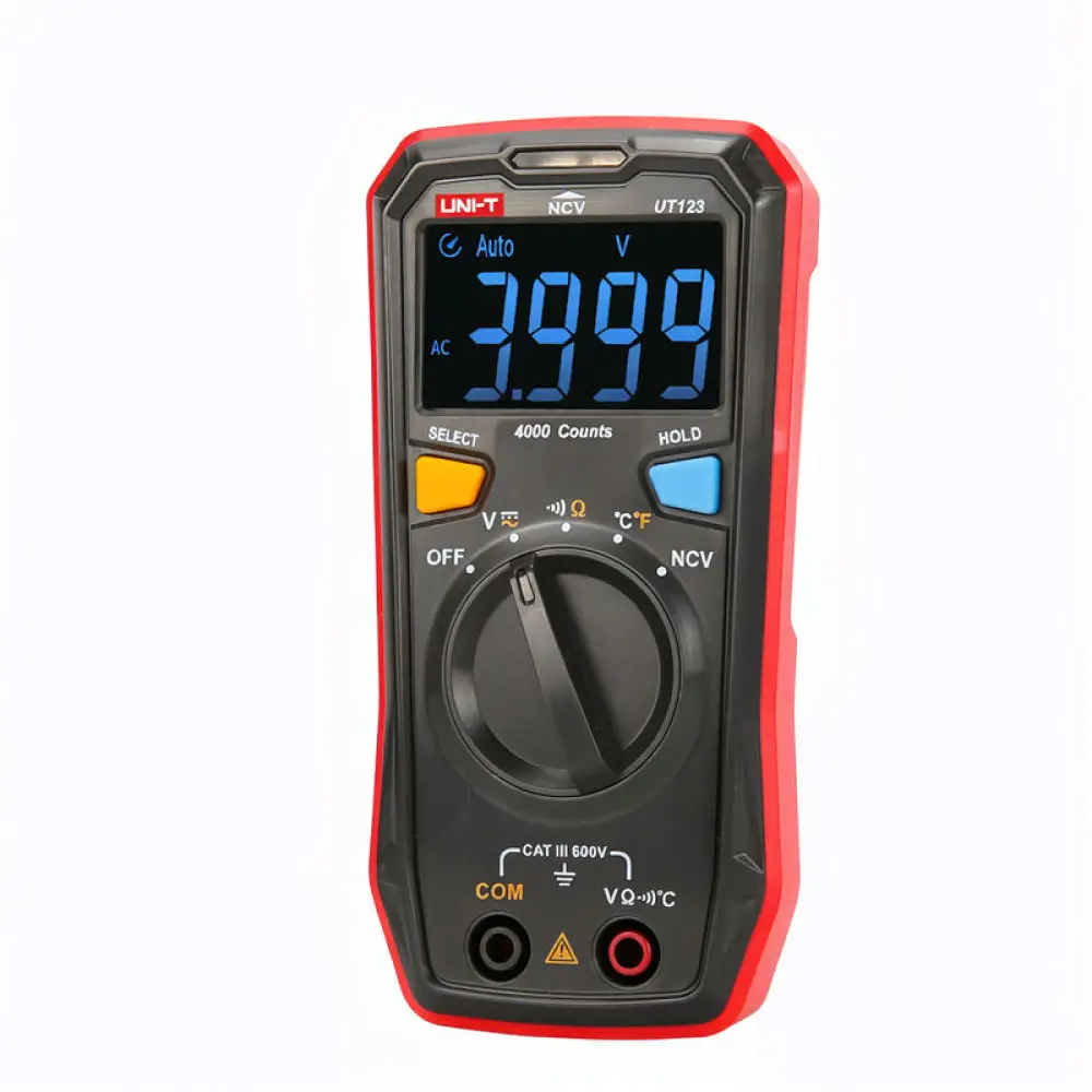 For For UNI-T UT123D Precision Multimeter Color Digital Screen Portable Electrical Tester Household Circuit Gadget Tool