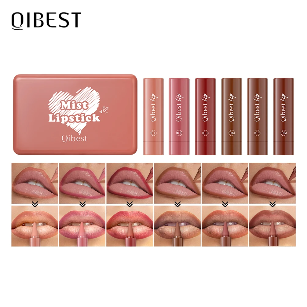

Matte Liner Lipstick Pen Gradient Lip Liner Red Brown Lipsticks Pencil Lasting Waterproof Lip Stick Sexy Women Lip Makeup Sets