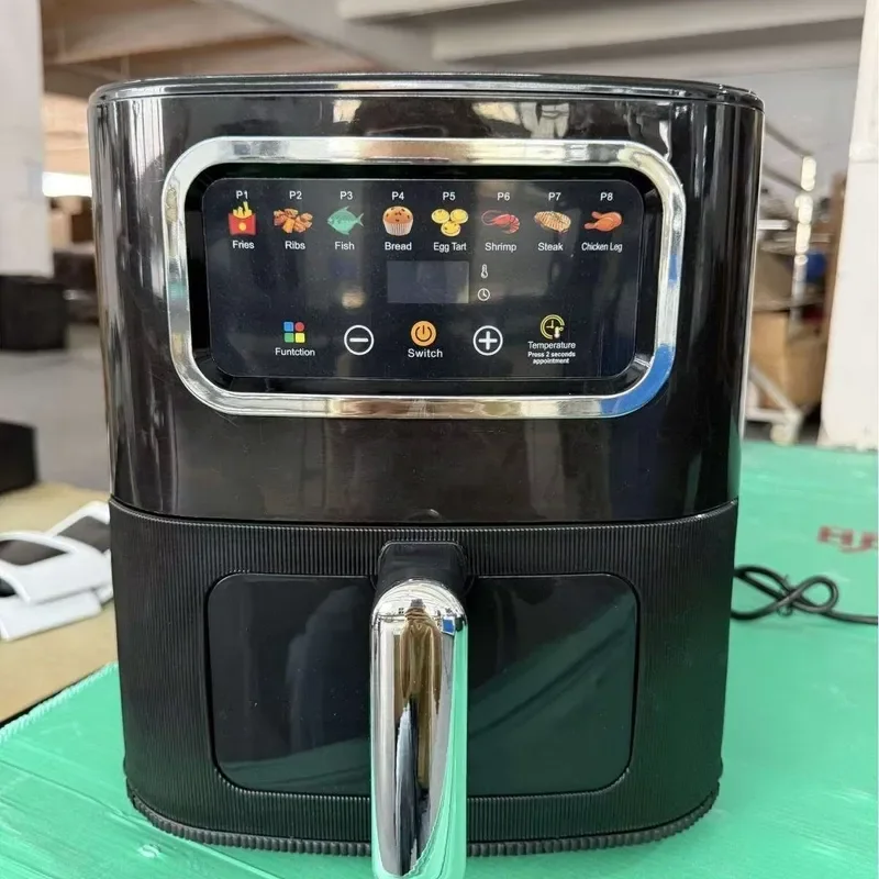 Modern 12L Stainless Steel Touchscreen Multifunctional Oil Air Fryer Electric Oven PTFE Non Stick Energy Efficient Class
