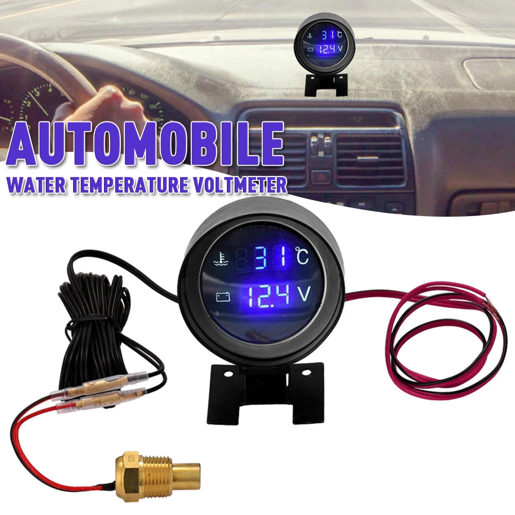 

Датчик температуры Вольтметр для автомобильных датчиков температуры Мониторы напряжения для внедорожников