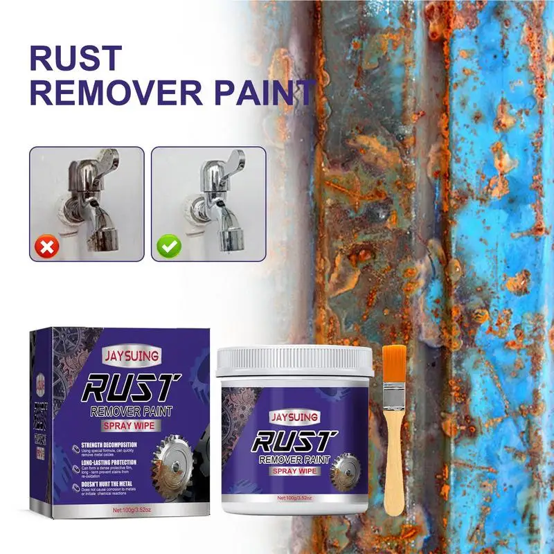 Metal Rust Remover Rust Conversion Agent Multipurpose Metal Rust Remover Paint Anti Rust Primer Rust Cleaning Tool For Metal