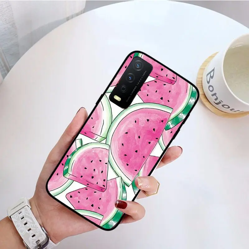 The taste of summer watermelon Phone cover For vivo Y31 Y53S Y1S Y30 Y33S Y11S Y15 Y12S Y17 Y19 Y20S Y21S Y91C V23 Cases coque