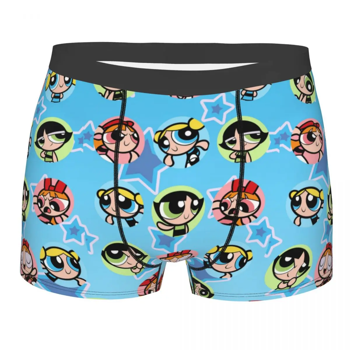 

Male Sexy Powerpuff Girls Cartoon Animation Underwear Boxer Briefs Men Stretch Shorts Underpants