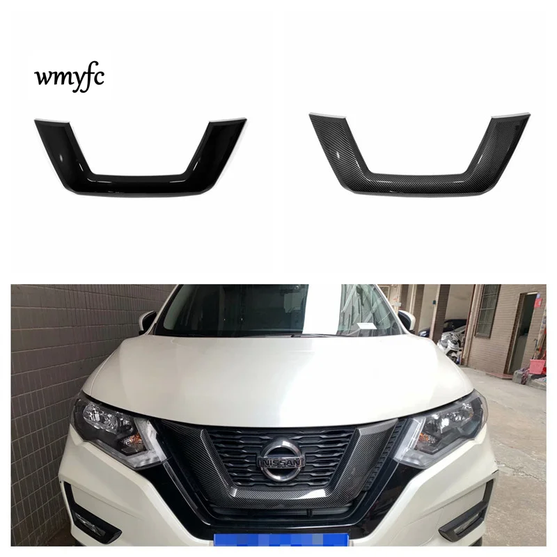 For Nissan X-Trail XTrail T32/Rogue 2017 2018 2019 2020 2021 Car Front Engine Machine Grille Grid U center mesh Trim Parts