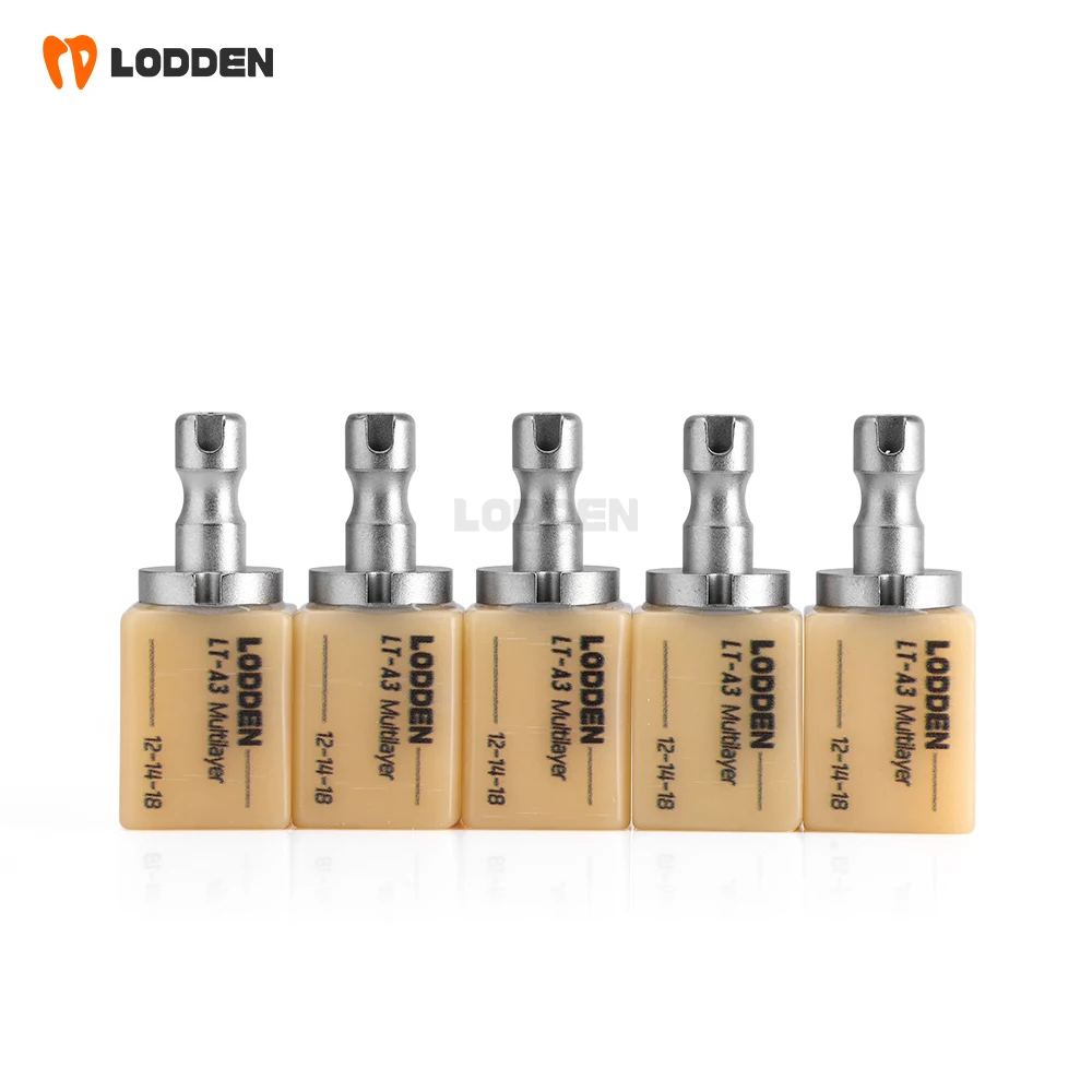 Picture 7: LODDEN Hybrid Ceramic Multilayer Block LT A1/A2/A3/B2 for CAD CAM Open System Hybrid Ceramic Cube Dental Lab Material
