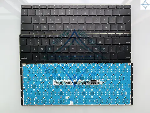 New US SP FR English Spanish Backlit For APPLE MacBook Retina 12" A1534 1534 2016 2017 MLHA2 MLHC2 EMC2991 Keyboard Teclado