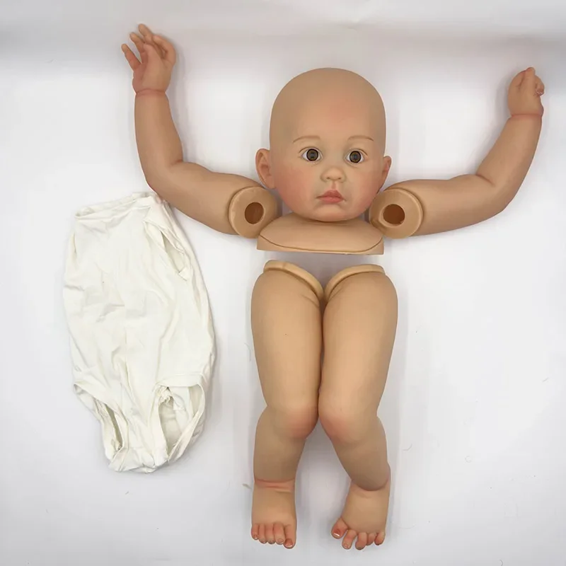 28inches Unfinished Julieta Reborn Doll Kit Already Painted Visible Veins Doll Parts with Cloth Body