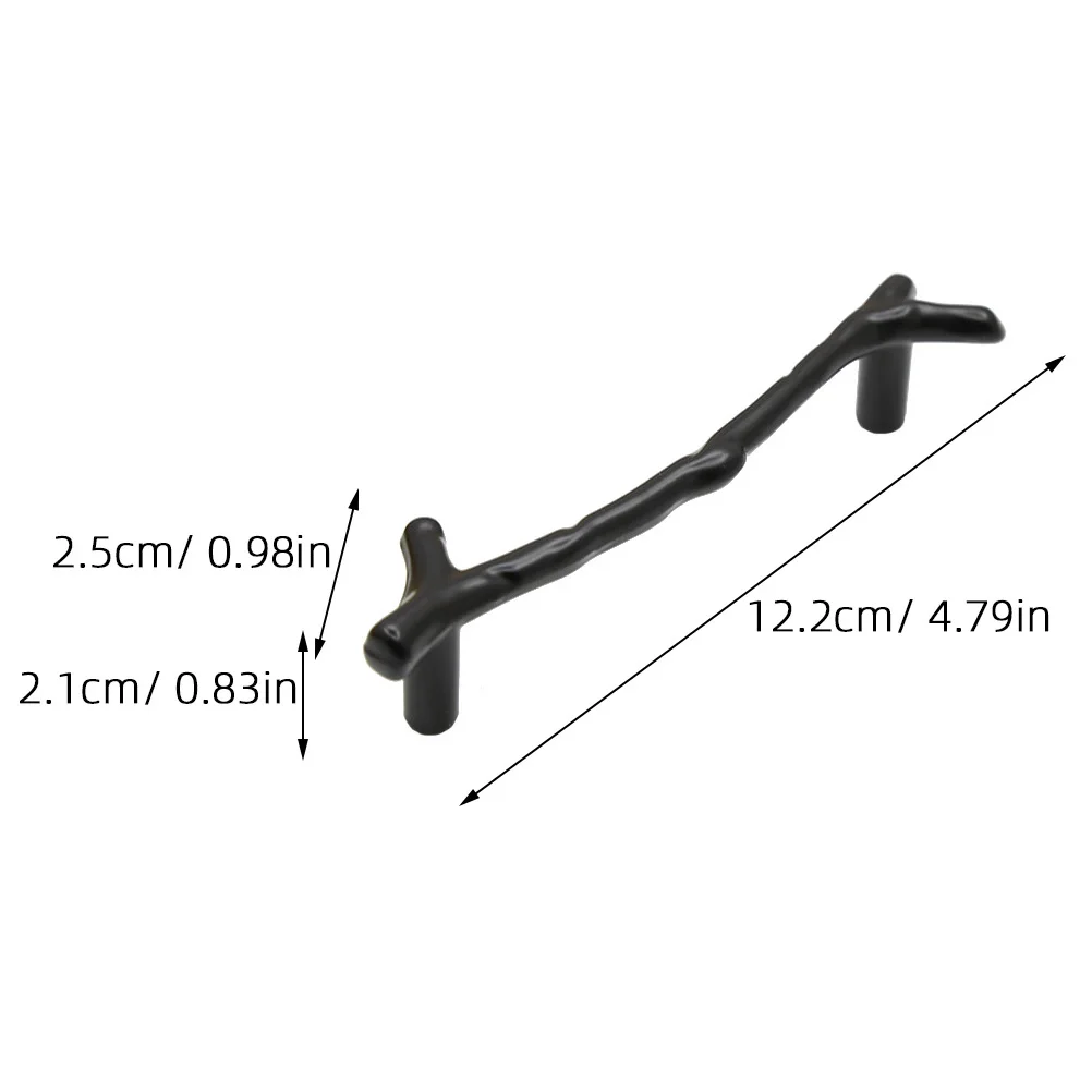 

4 Pcs Branch Handle Modern Cabinet Pull Unique Drawer Pulls Kitchen Cabinets Decor Knobs Wardrobe Door Rustic Dresser for