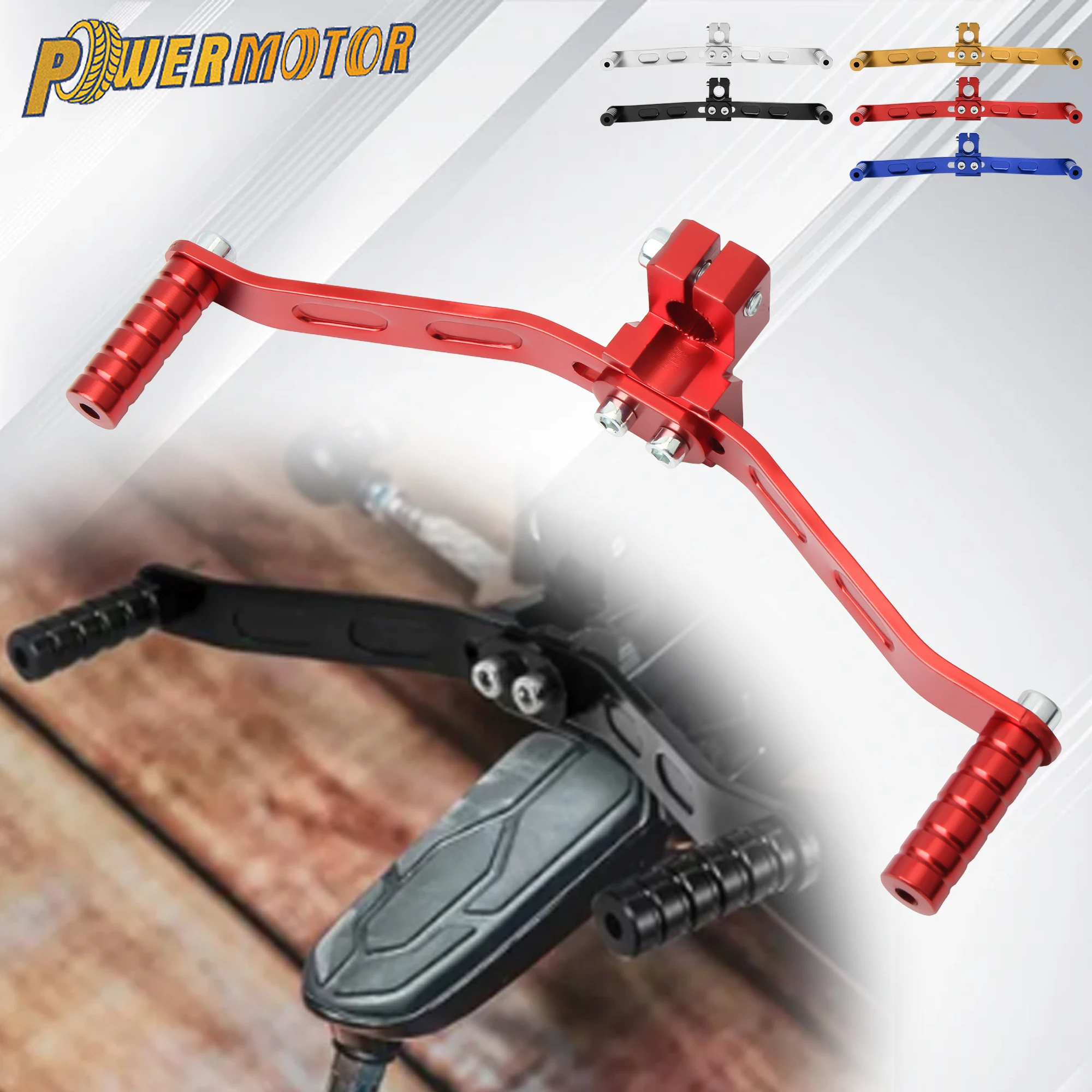 

Motorcycle Gear Shift Lever Aluminum Alloy Double-Hanging Shift Rod Motocross Enduro DirtBike Supermoto Modification Accessories