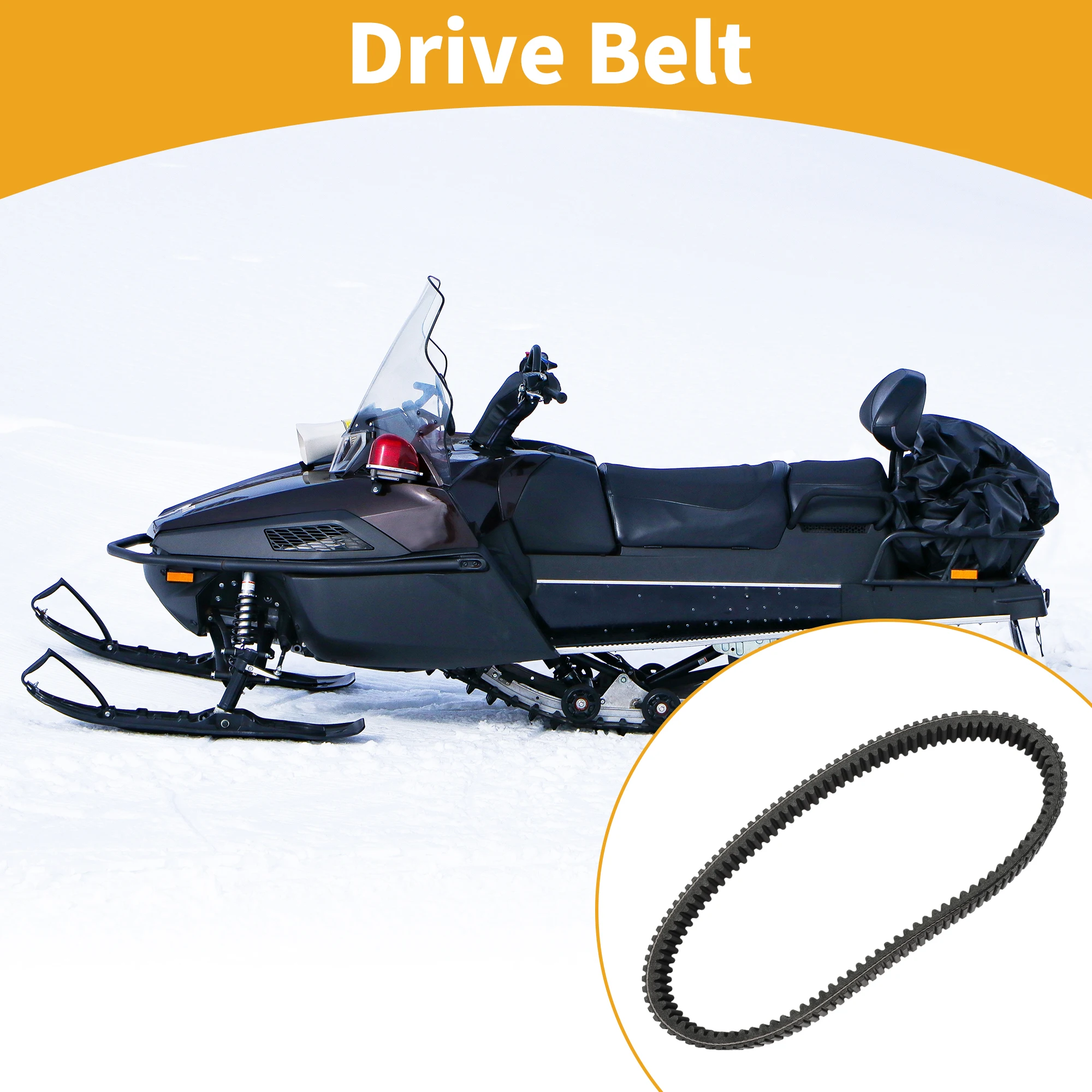 

Motoforti Drive Belt No.417300383/417300551 Snowmobile V-Belt for Ski-Doo Expedition MX Renegade Skandic