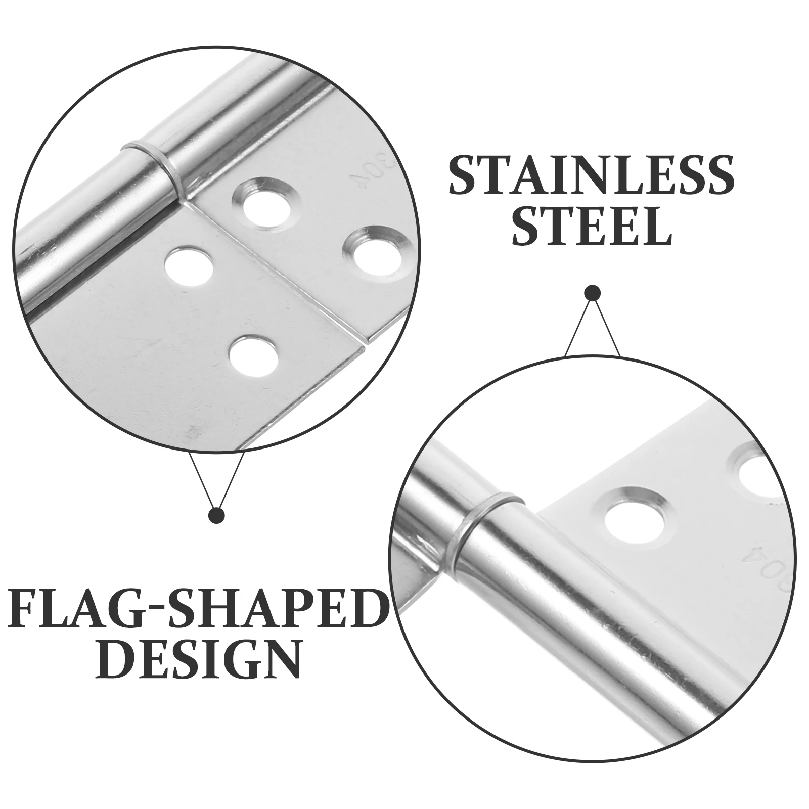 

Дверные петли с флагом из нержавеющей стали, сверхмощные маленькие петли для деревянных внутренних наружных дверей, прочный, нержавеющий