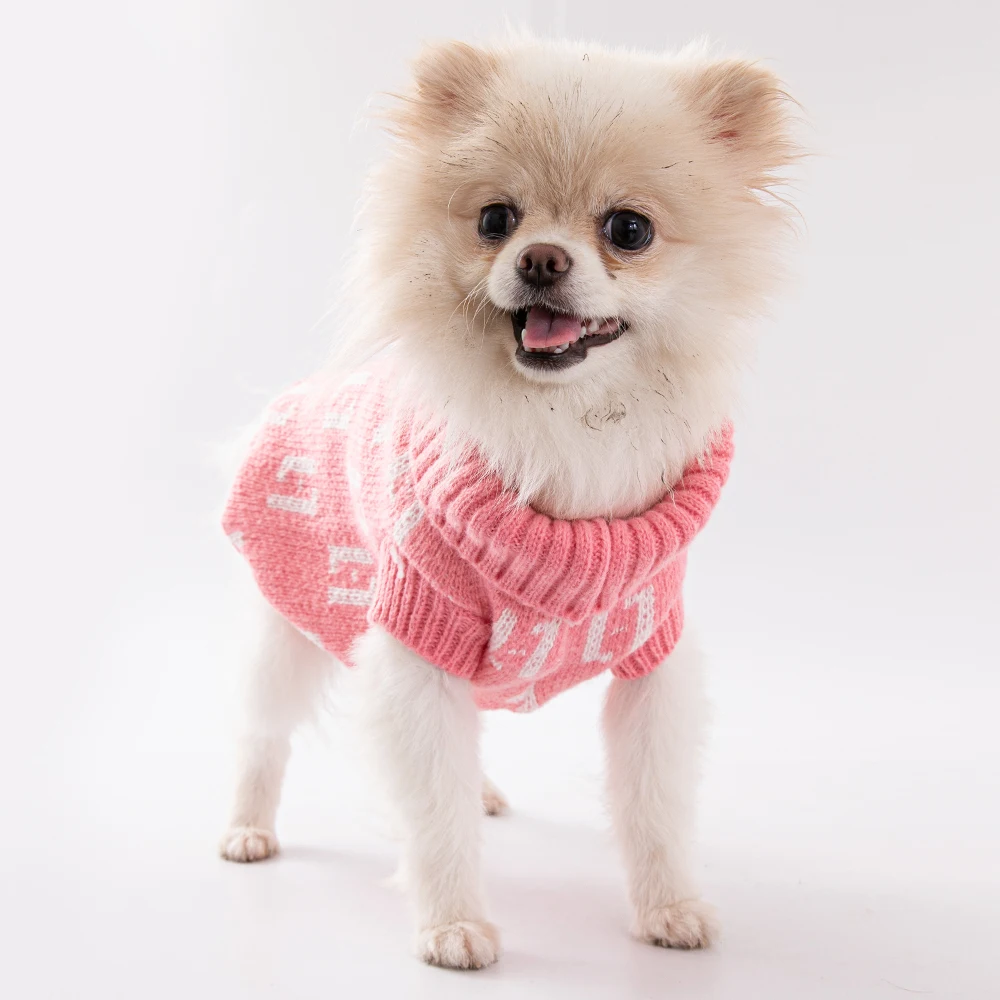 Dog Clothes for Small Dogs Dachshund Ropa Honden Trui Dog Sweater Turtleneck Fashion Pet Sweater Jacket