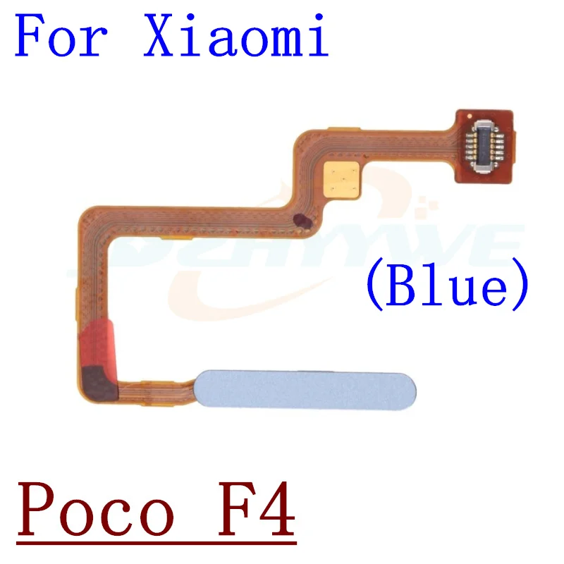 For Xiaomi Poco F3 F4 GT F5 Pro F3GT F4GT Home Button Back Touch ID Scanner Fingerprint Sensor Flex Cable Phone Parts