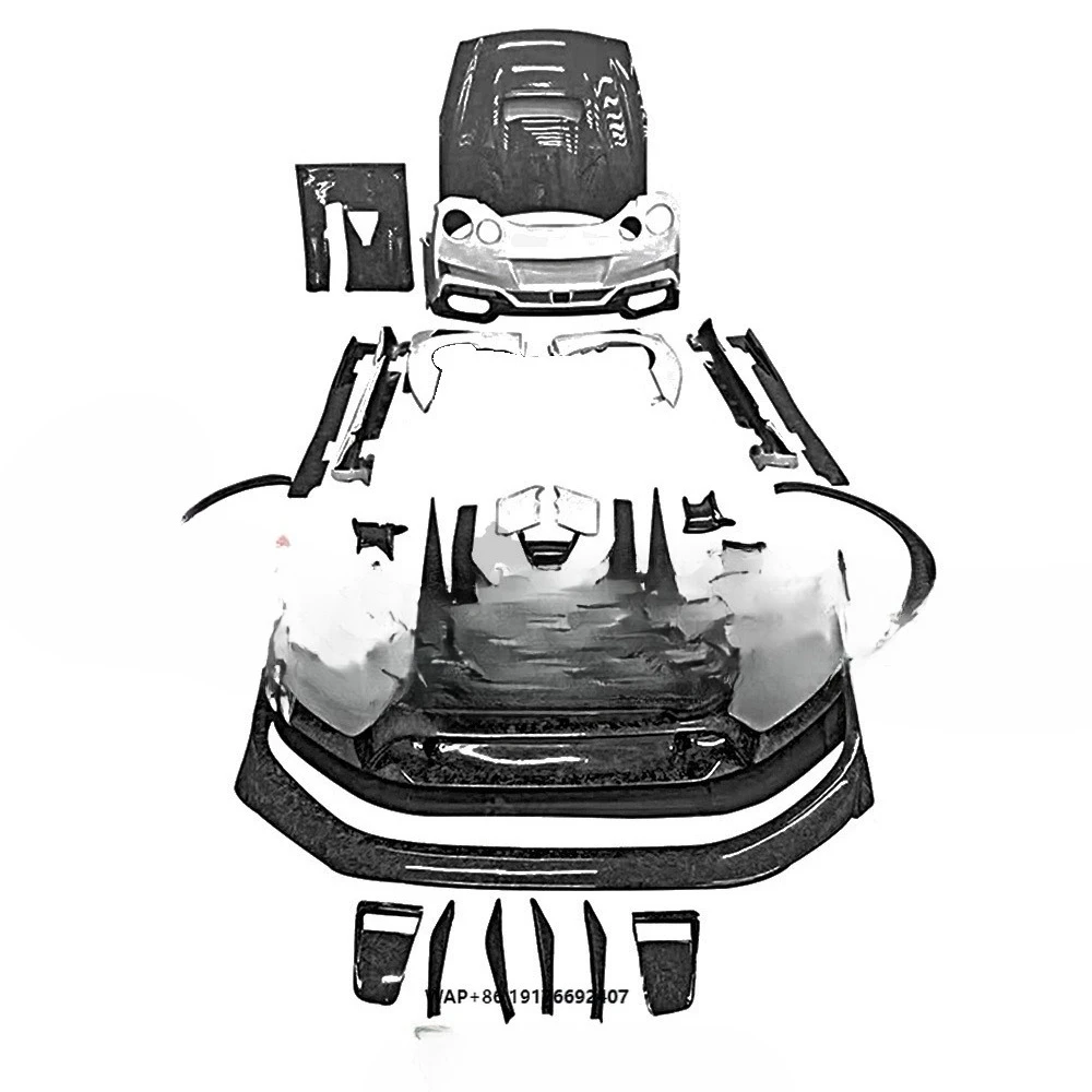 MY19 Style Forged Carbon Fiber Full Set Car Body Kit for R35 GTR
