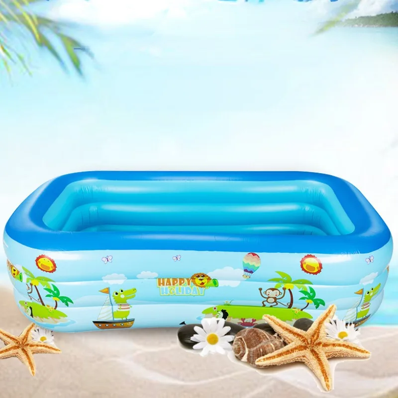 Large Inflatable Outdoor Ocean Ball Swimming Pool Family Padding Pool PVC Inflatable Framed Summer Water Park Children Bathtub