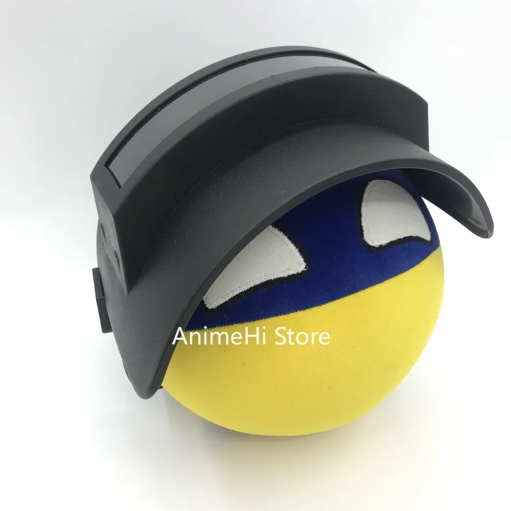 Ucrânia bola e nanaxa chapéu cossaco altyn capacete boneca ukr countryballs plushies cosplay polônia brinquedo de pelúcia para presente 20cm