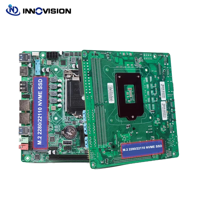 B365 MINI ITX Motherboard Support 6/7/8/9th Core i3/i5/i7/i9/Celeron/Pentinm CPU 2xM.2 NVME Slots 6sata For NAS Date Storage